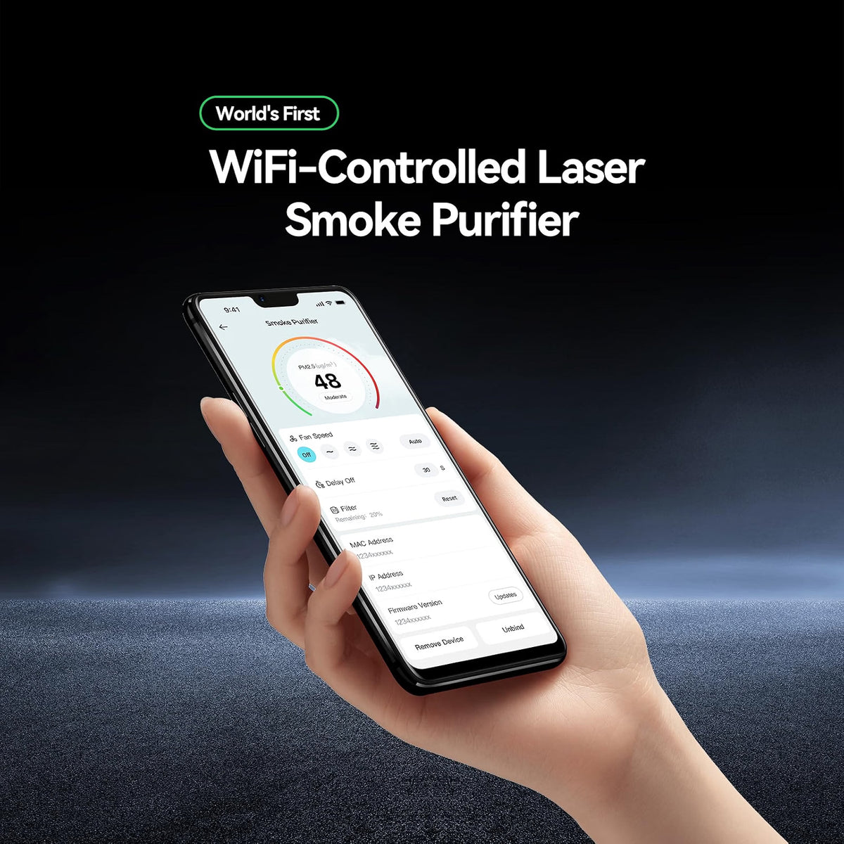 Creality Falcon AP1 Laser Smoke Purifier with WiFi Control, 5-Stage Filtration