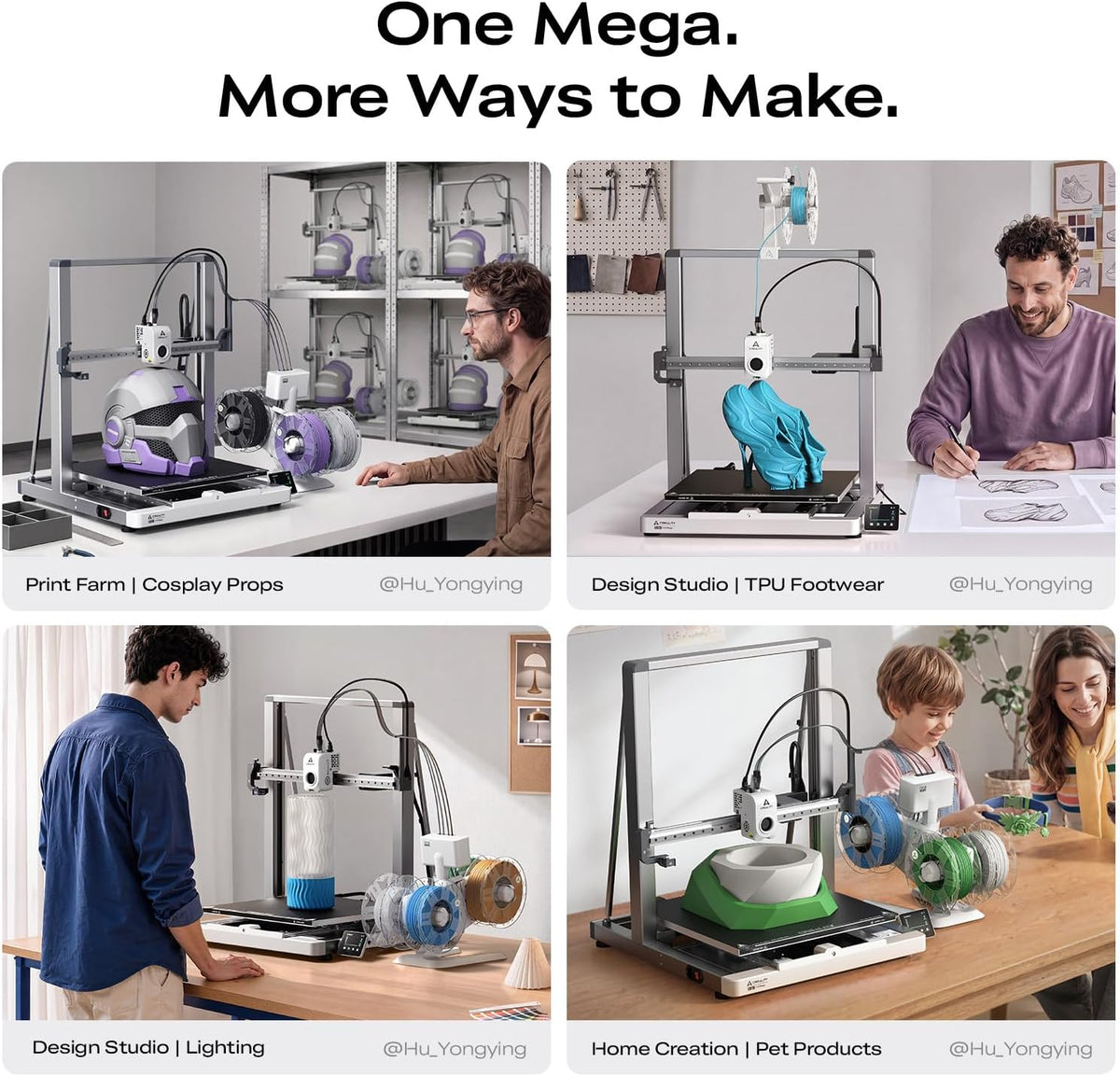 Creality Ender 3 V3 Mega Large-Format 3D Printer, 420mm Build Volume