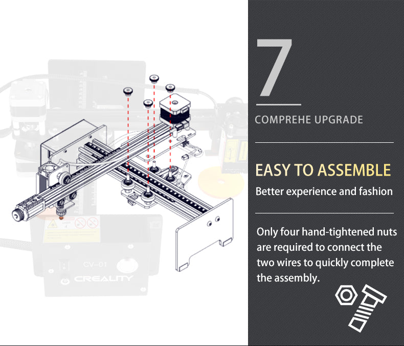 Creality Carving Machine CV-01 Portable Laser Engraver Singapore