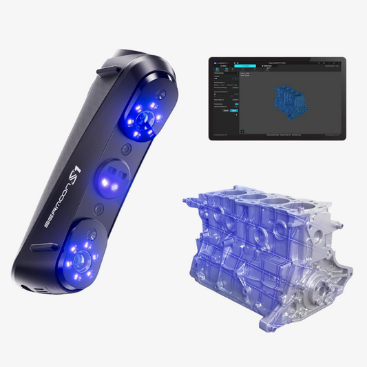 Creality 3D Scanner Sermoon S1 Blue Laser Handheld Scanner with Metrology-Grade