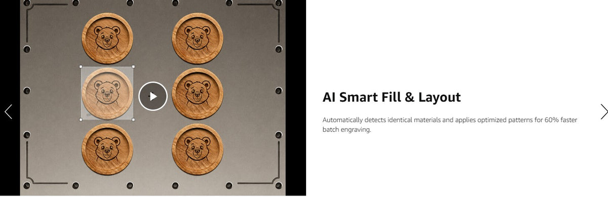 Creality Falcon A1C 10W AI Laser Engraver with AI Camera, Class 1 Laser Engraving Machine