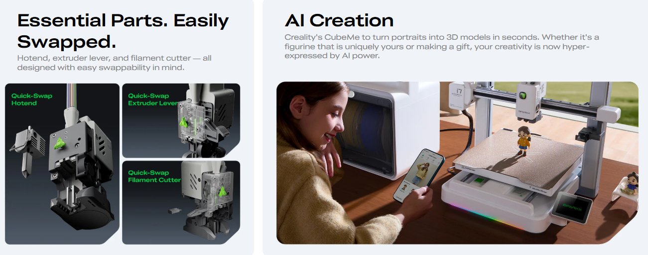 (Pre-Order) Creality SPARKX i7 Combo 3D Printer Singapore