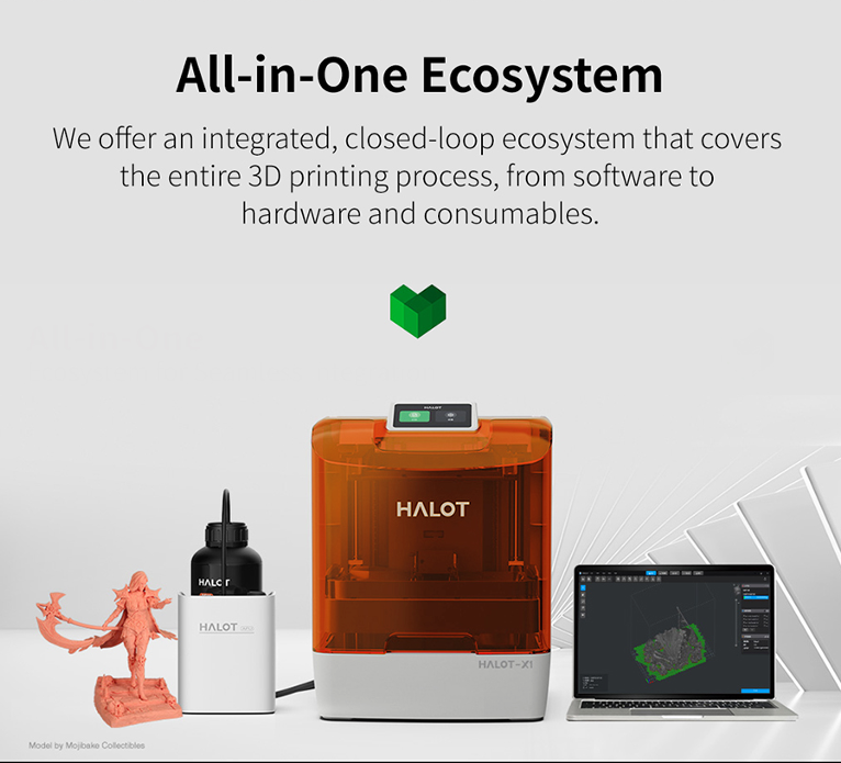 Creality HALOT X1 Combo 16k, Large Print 211x118x200mm Resin 3D Printer Singapore