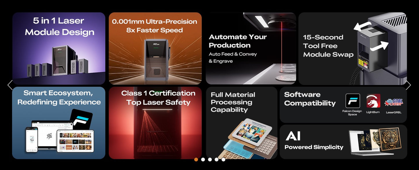 Creality Falcon T1 40W Diode Laser Cutter & Engraver