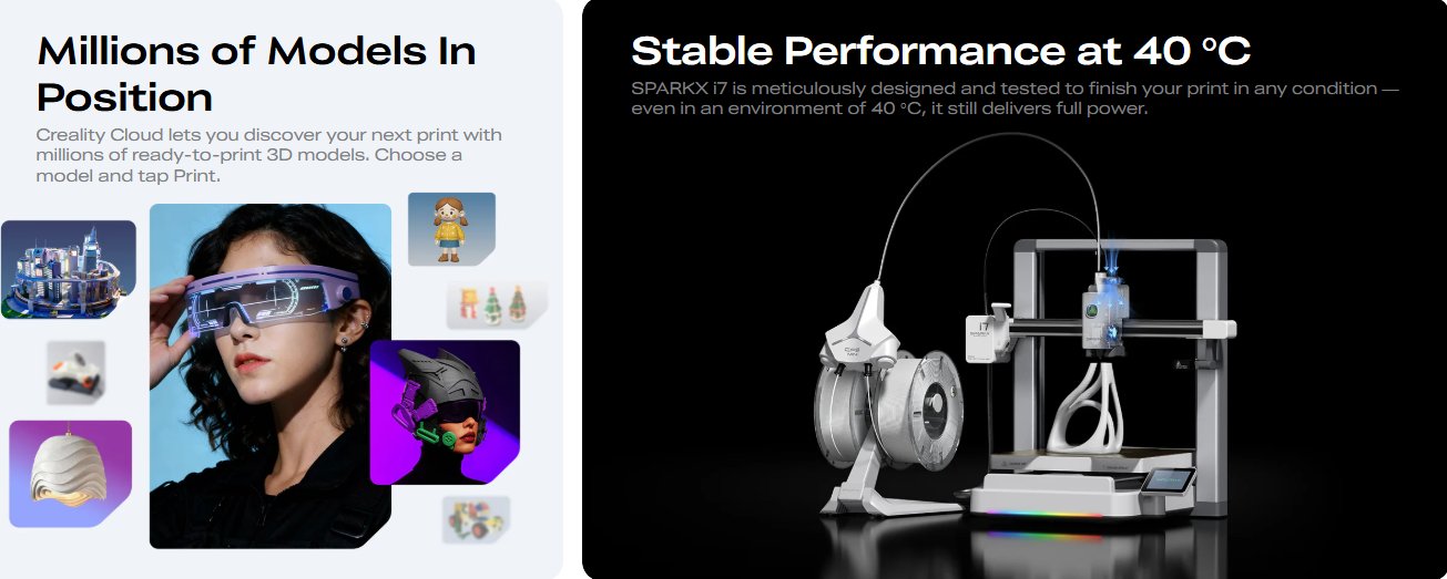 (Pre-Order) Creality SPARKX i7 Combo 3D Printer Singapore