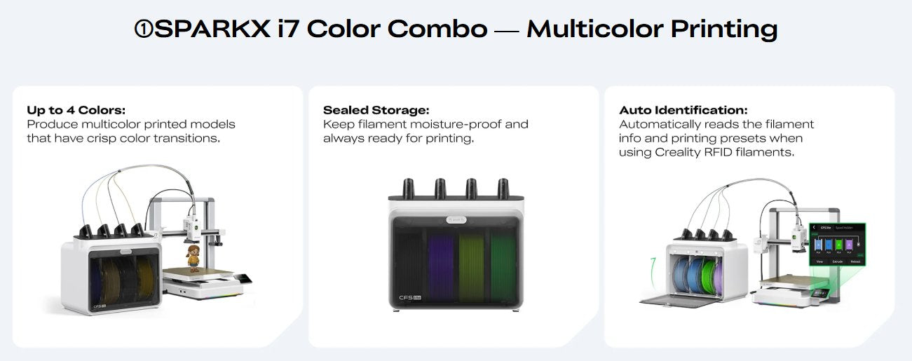 (Pre-Order) Creality SPARKX i7 Combo 3D Printer Singapore