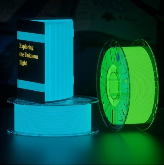 Creality Hyper Luminous PLA Filament 1.75mm 1KG, Glow in The Dark Filament for 3D Printers, Bright Long-Lasting Glow,