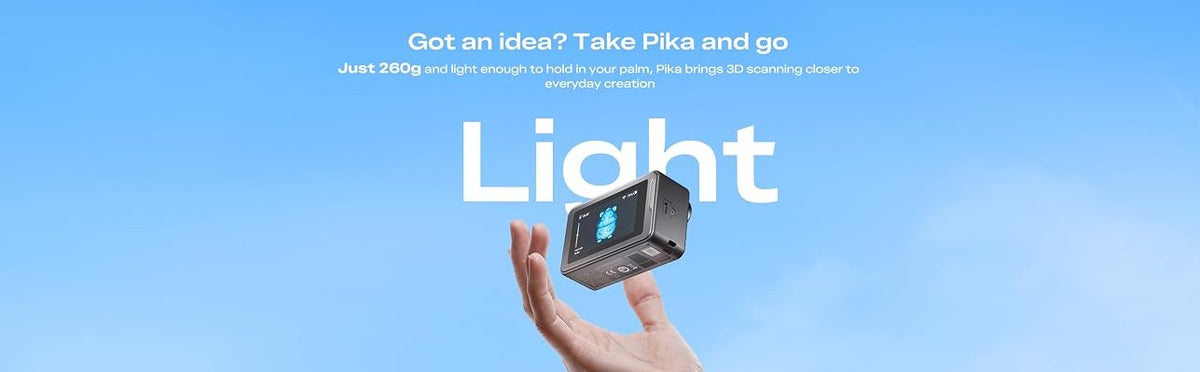 Creality Pika 3D Scanner Dual 7-Line Blue Laser & NIR Light, 0.03mm Precision