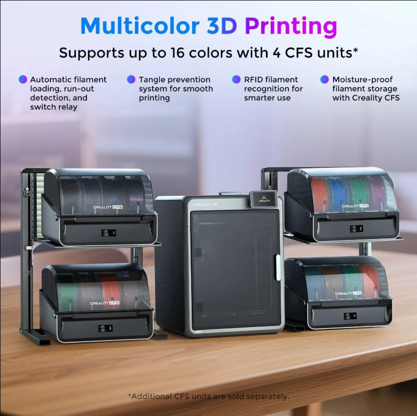 Creality K2 Combo 3D Printer 600mm/s Multi Color Printing Smart Auto Leveling Singapore