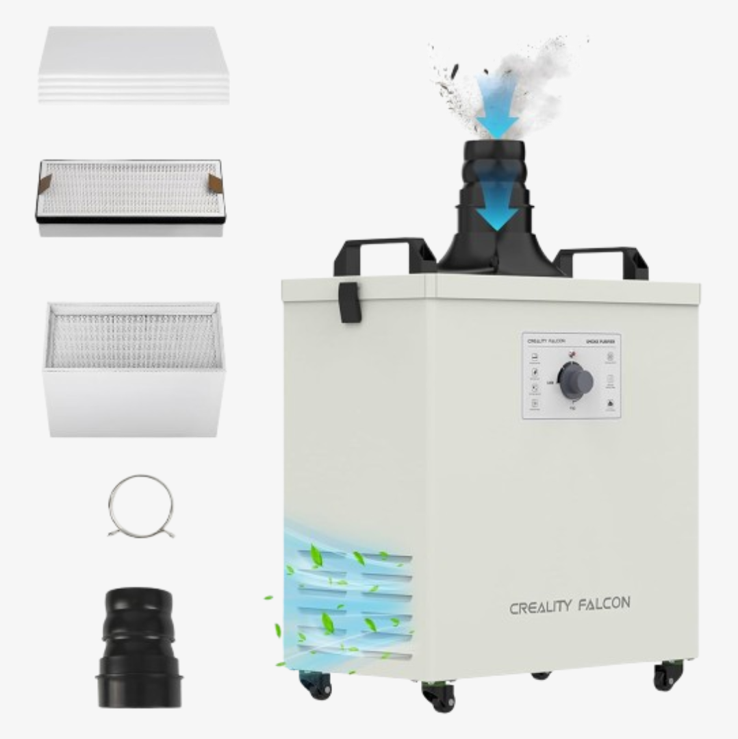 Creality Smoke Purifier for Laser Engraver, Fume Extractor for Most Laser Enclosure