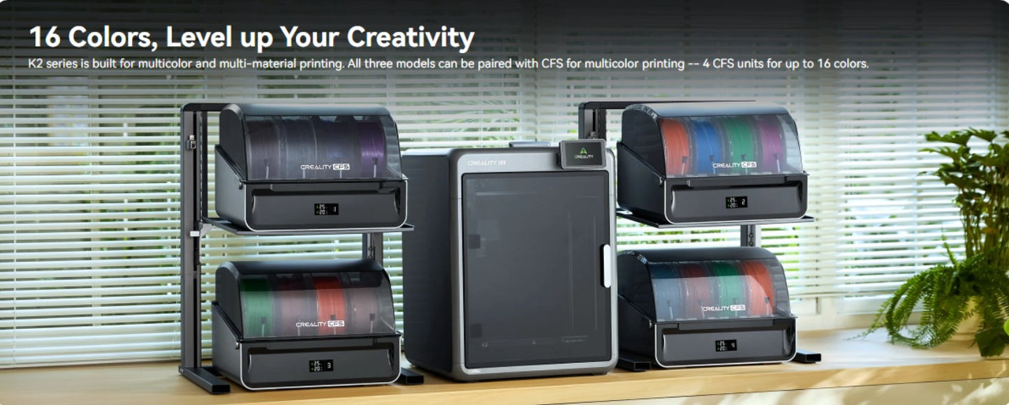 Creality K2 Combo 3D Printer 600mm/s Multi Color Printing Smart Auto Leveling Singapore