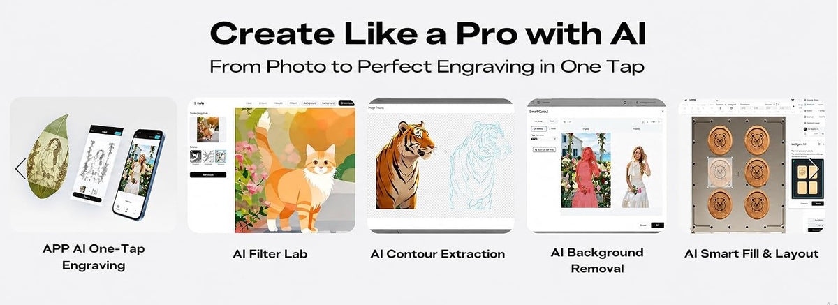 Creality Falcon A1C 10W AI Laser Engraver with AI Camera, Class 1 Laser Engraving Machine