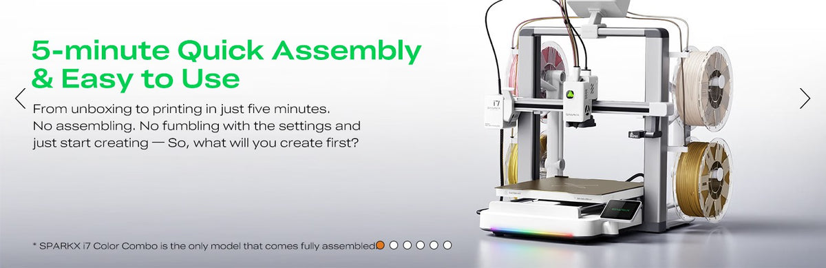 Creality SPARKX i7 Nano Combo 3D Printer, Multi Color High Speed Printer