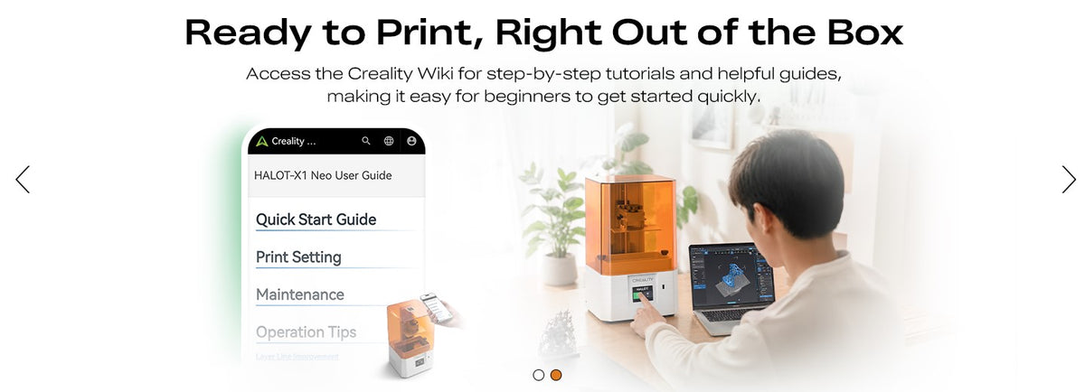 Creality HALOT-X1 Neo Resin 3D Printer 9K Print 153x77x160mm Singapore