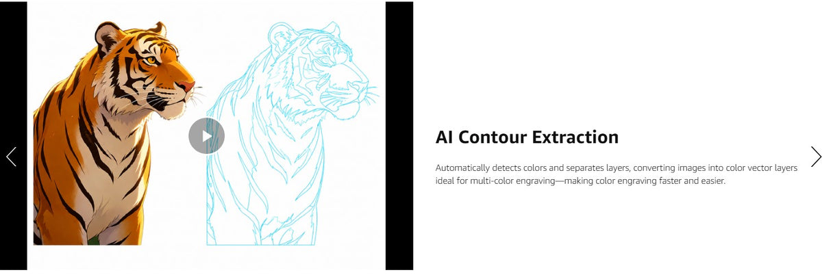 Creality Falcon A1C 10W AI Laser Engraver with AI Camera, Class 1 Laser Engraving Machine