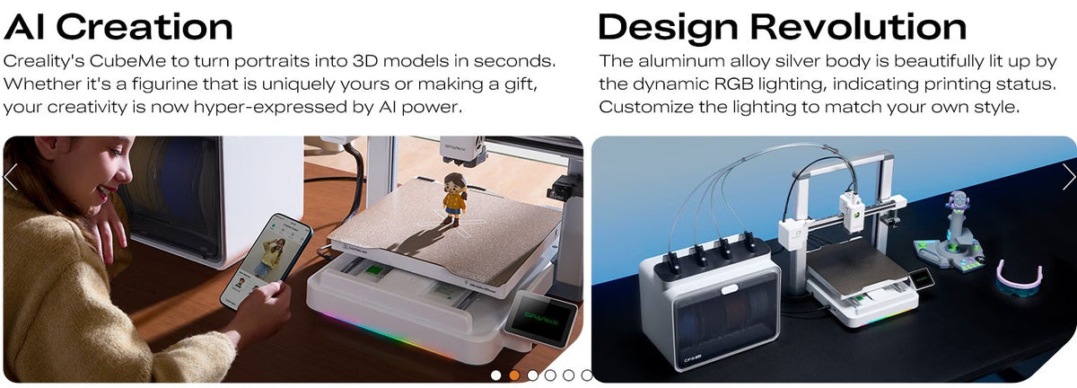 Creality SPARKX i7 Nano Combo 3D Printer, Multi Color High Speed Printer