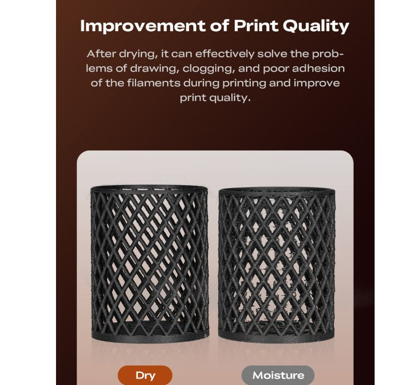 Creality SpacePi SE Filament Dryer Dehydrator Holder Keeping Dry for Printer Filamen Storage Singapore