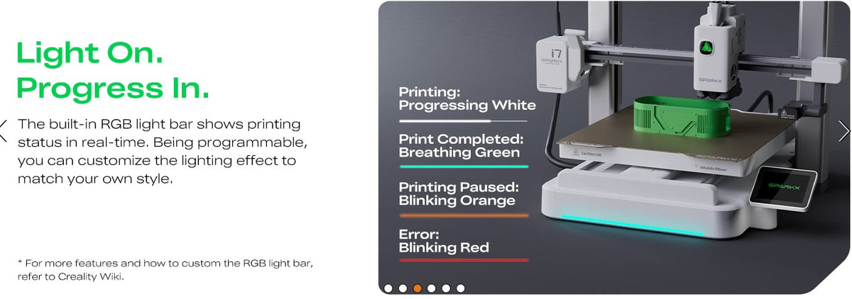 Creality SPARKX i7 Nano Combo 3D Printer, Multi Color High Speed Printer