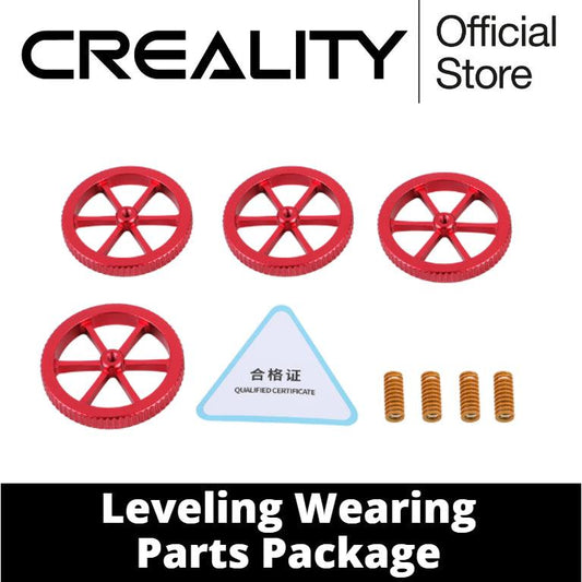 Creality 3D Printer Parts & Accessories 4pcs Upgraded Aluminum Hand Twist Leveling Nut Diameter with 4pcs Heated Bed Spr - Creality Store