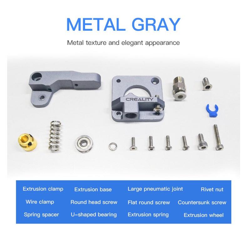 Creality 3D printer parts extruder kit metal grey, CR 10 series, Ender 3 series - Creality Store