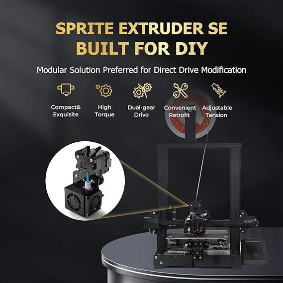 Creality Direct Drive Sprite Extruder SE for Ender 3/Ender 3 V2/Ender 3 Pro/Ender 5/Ender 5 Pro/Ender 5 Plus/CR 10 - Creality Store