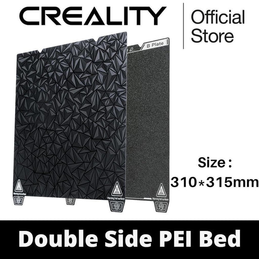 Creality Dual-Sided Printing Platform Board Kit for K1 Max, 3D Printer GlossyPEO+CoatedPEI Double Side Build PEI Bed - Creality Store