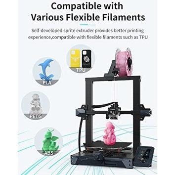 Official Creality Ender 3 S1 3D Printer with Direct Drive Extruder CR Touch  Auto Leveling High Precision Double Z-axis Screw Silent Board Printing