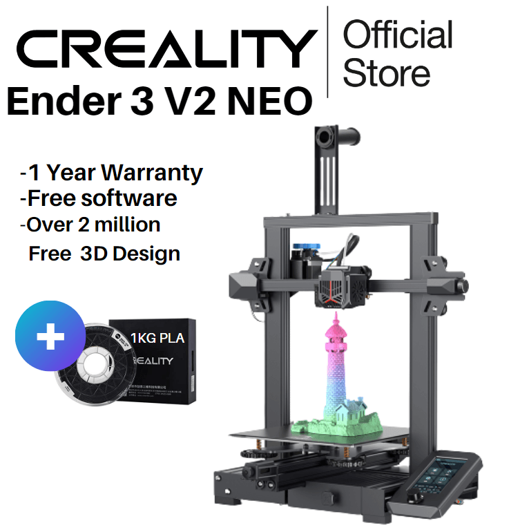 Creality Ender 3 V2 Neo. A Great 3D Printer Made Better! 