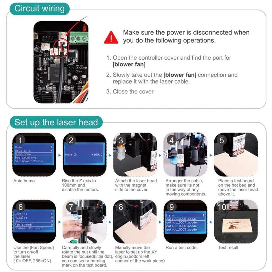 Creality Engraving Laser Head Kits Magnetic Design - Creality Store