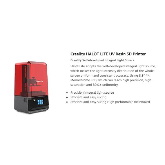 Creality Halot Lite 4K 3D Printer - Creality Store