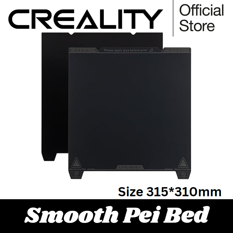 Creality K1 Max Smooth PEI Build Plate Kit, Flexible Spring Steel Platform with Smooth PEI Surface and Magnetic Bed for K1 Max 315x310mm - Creality Store