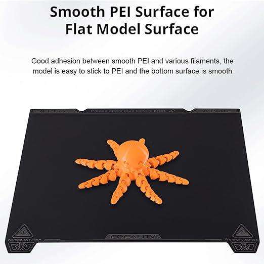 Creality K1 Max Smooth PEI Build Plate Kit, Flexible Spring Steel Platform with Smooth PEI Surface and Magnetic Bed for K1 Max 315x310mm - Creality Store