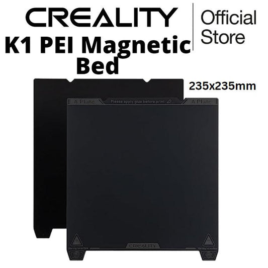 Creality K1 Smooth PEI Build Plate Kit, Flexible Spring Steel Platform with Smooth PEI Surface and Magnetic Base Sheet K - Creality Store