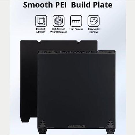 Creality K1 Smooth PEI Build Plate Kit, Flexible Spring Steel Platform with Smooth PEI Surface and Magnetic Base Sheet K - Creality Store