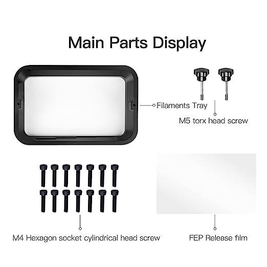 Creality Metal Resin Tank for Halot One Resin 3D Printer, FEP Pre-Installed, Filaments Tray Kit Resin Vat for LD-002H LD - Creality Store