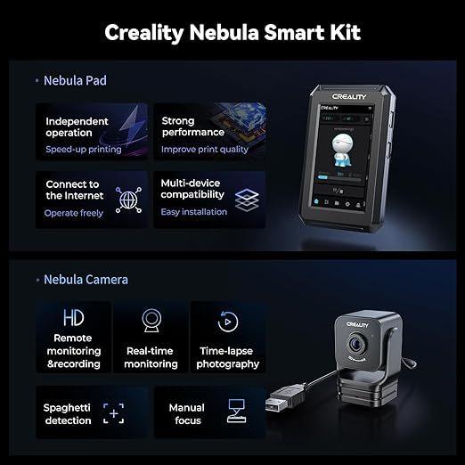 Creality Nebula Smart Kit, High-Speed Printing Nebula Pad with Nebula 3D Printer Camera 4.3 inch Touch Screen Remote - Creality Store