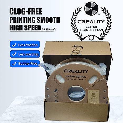 Creality PLA Filament 1.75mm Hyper PLA High Speed 30-600mm/s 3D