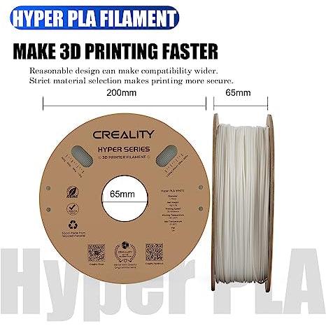 Creality PLA Filament 1.75mm Hyper PLA High Speed 30-600mm/s 3D