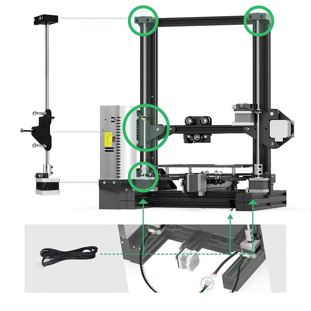 Ender 3 Accessories Dual Z Axis Kit Lead Screw Dual Z Stepper Motor Upgrade Kit for Creality Ender-3/Ender-3 Pro/Ender-3 V2/Ender-3 Neo/Ender-3 V2 Neo - Creality Store