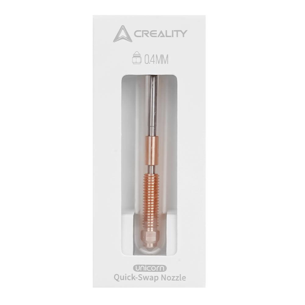 Official Creality K1C, V3 Nozzles 0.4mm, 0.6mm, 0.8mm 4PCS, Unicorn Quick-Swap 3D Printer Nozzle Kit - Creality Store