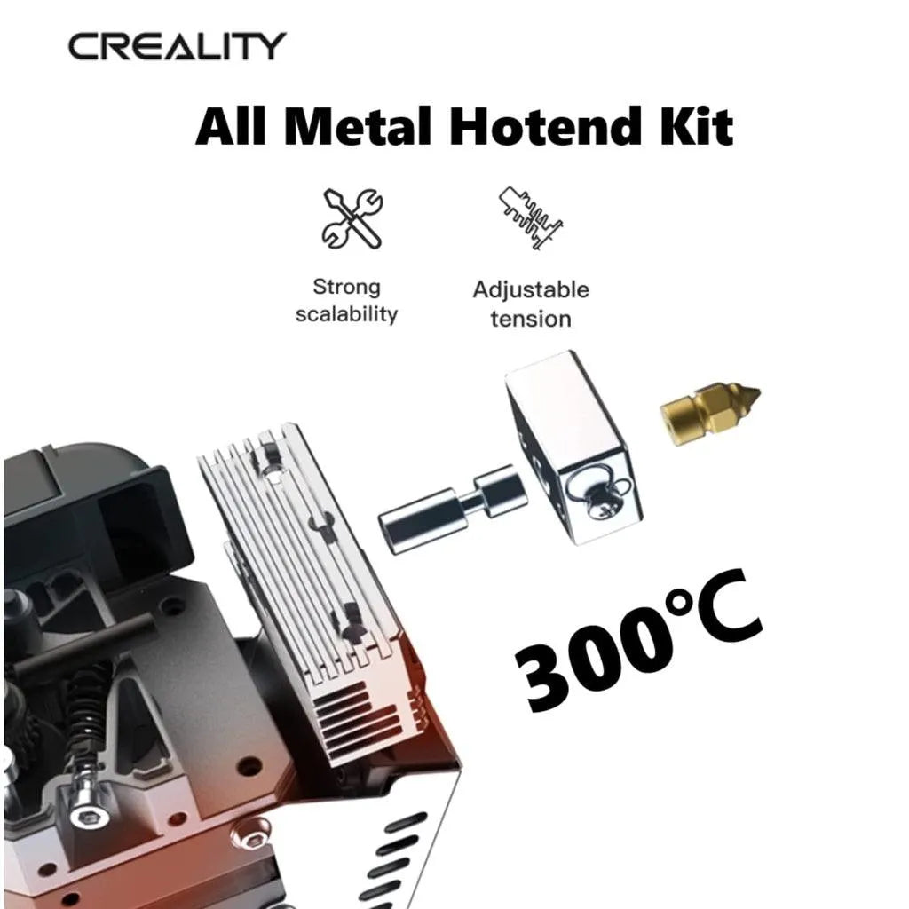 Creality Direct Drive Extruder Kit, Sprite Extruder Pro for 3D printer spare part with metal hotend, adjustable tension.