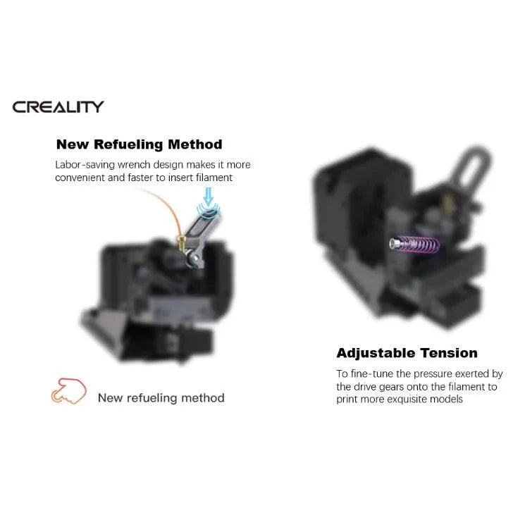 Creality Direct Drive Extruder Kit Sprite Extruder Pro with new refueling method, perfect 3D printer spare part in Singapore.