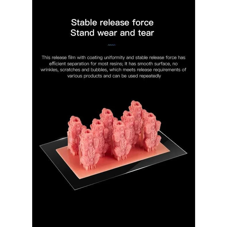 Release Film Kit 200×140×0.15mm for Creality Halot One/LD-002R, ideal 3D printer spare part for smooth, stable prints.