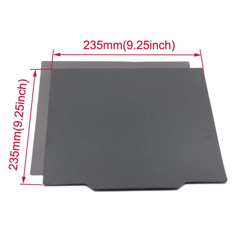 Premium Flexible Removable Magnetic Build Surface 235x235mm (A+B) for 3D Printer Heated Bed (235x235mm) - Creality Store