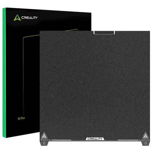Creality K2 Plus PEI Frosted Build Plate K2 Plus Build Plate Frosted PEI Sheet,370x370mm Flexible Spring Surface
