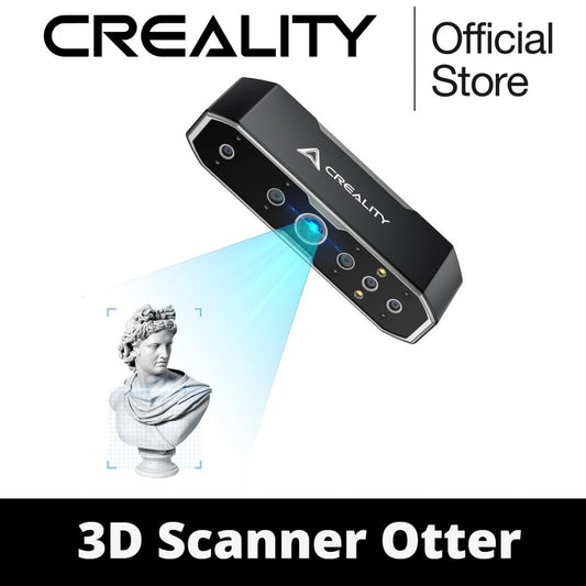 Creality 3D Scanner Otter for 3D Printing Reverse Engineering, Handheld Scanner with 0.02mm Accuracy,Anti-Shake Tracking