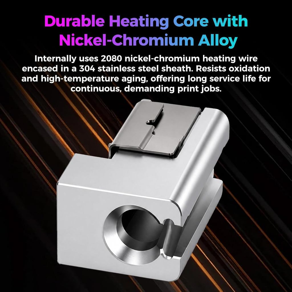 Creality Official SPARKX i7 Hotend Heating Assembly, Original 50W High-Power Heater for 300°C High-Temperature Printing