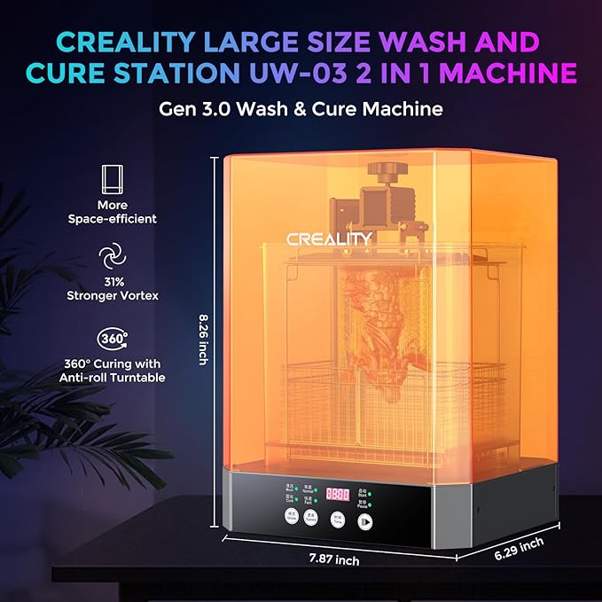 UW-03 Large Size Cure and Wash Station - Creality Store